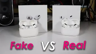 FAKE VS REAL AirPods Pro - Danny v4.9 TB vs Real AirPods Pro Full Review & Comparison!