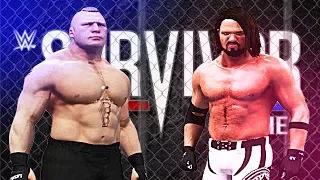 WWE 2K18: AJ Styles vs Brock Lesnar Survivor Series Promo