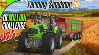 $10 Million Challenge in Farming Simulator 20! Part 6/8- Timelapse Gameplay Fs20