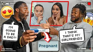 Leaving Out A POSITIVE PREGNANCY TEST For Our Boyfriend's To See..*cute reaction*