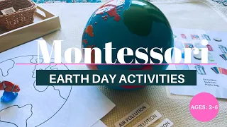 Earth Day Activities|Montessori Earth Day Activities Ages 2-6 #montessoriwithhart