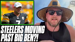 Pat McAfee Reacts To Report Steelers Could Be Done With Ben Roethlisberger