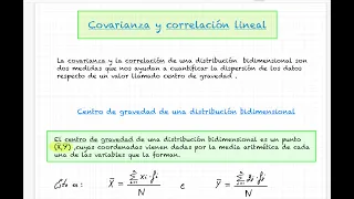 8 - Covarianza y correlación lineal