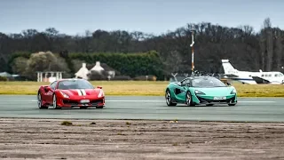 Chris Harris vs the Ferrari 488 Pista & McLaren 600LT | Top Gear