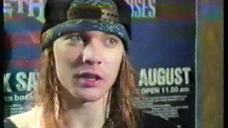 Axl Rose - Donnigton Interview 88