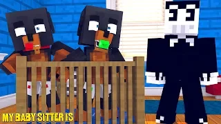 Minecraft - MY BABY SITTER IS BENDY FROM BENDY AND THE INK MACHINE