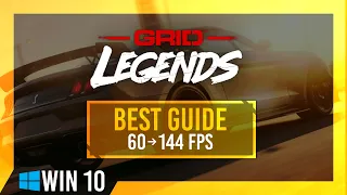 BEST Optimization Guide | Max FPS | GRID Legends | Windows 10 | Best Settings