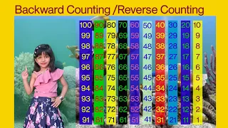 LKG | UKG | MATHS| Backward Counting from 100 to 1 | Reverse Counting | The counting down