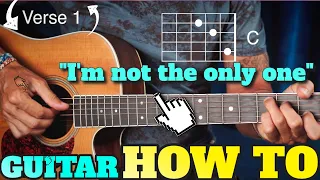 "Not the Only One" | How to play | Guitar Tutorial