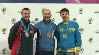 50m Rifle 3 Postions Men Interview (ITA) - ISSF World Cup in all events 2012, London (GBR)