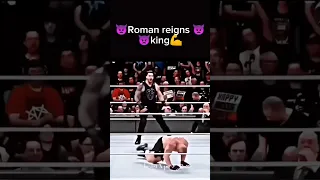 Everyone Fear 😱 by brock Lesnar 💪😡 But 👿Roman reigns 💪 #shorts #youtubeshorts #viral