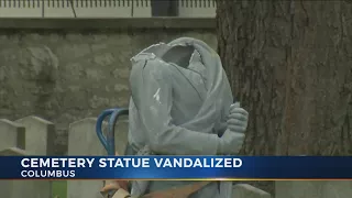 Remainder of Confederate soldier statue removed from Camp Chase after vandalism