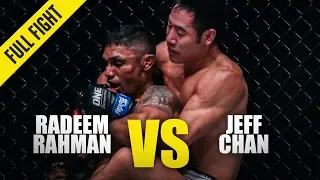 Radeem Rahman vs. Jeff Chan | ONE Full Fight | February 2020