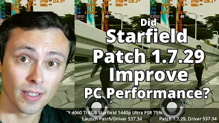 Starfield Patch 1.7.29 PC Performance Tested vs Launch (Nvidia, AMD, Intel Arc GPUs, and CPU test)