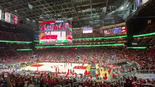 Hawks Fans chant "OVERRATED" for Julius Randle