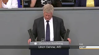 AKTUELL : REDE ULRICH OEHME ( AFD ) AM 4.JULI IM DEUTSCHEN BUNDESTAG IN BERLIN.