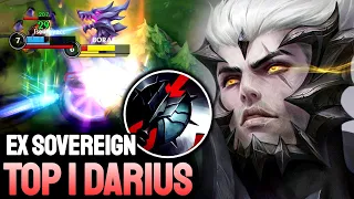 WILD RIFT DARIUS - TOP 1 DARIUS GAMEPLAY - EX SOVEREIGN RANKED