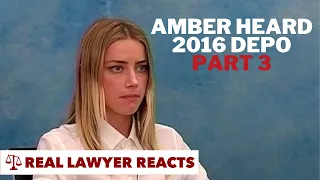 Lawyer Reacts: Amber Heard 2016 Depo Breakdown - Part 3