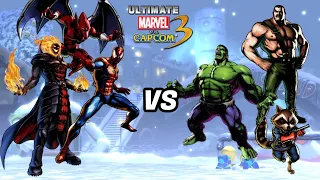 UMVC3 PARSEC - FIREBRAND/DORMAMMU/SPIDER-MAN VS HULK/ROCKET RACCOON/HAGGAR!