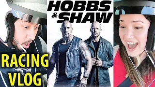 HOBBS & SHAW TRAILER REACTION IN A MCLAREN?! | Racing Vlog