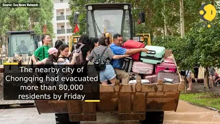 China floods wreak havoc, block roads and railways; more rain due