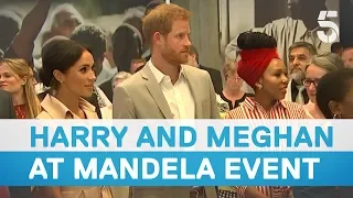 Prince Harry and Meghan Markle visit Nelson Mandela centenary exhibition | 5 News