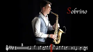 SOMEWHERE OVER THE RAINBOW -  THE WIZARD OF OZ - (SOBRINO SAX COVER WITH SHEET MUSIC)