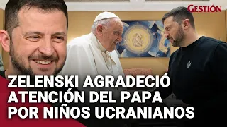 UCRANIA: Zelenski agradece al papa su "atención" a la "tragedia de millones de ucranianos"