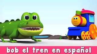 Bob el tren en español canciones de los niños | BOB  Y SU CANCIÓN ABC DE LOS ANIMALES EN INGLÉS