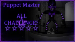 FNaC 3 CN | Puppet Master All Challenges | 3rd Victor