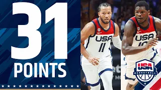 Jalen Brunson & Anthony Edwards Lead Team USA To Victory vs Spain!