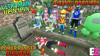 ULTRAMAN UPIN IPIN DAN BOBOIBOY KUBURKAN POWER RANGER - GTA 5 SULTAN BOCIL