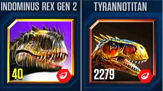 INDOMINUS REX GEN 2 VS TYRANNOTITAN VS SONORASAURUS | HT GAME