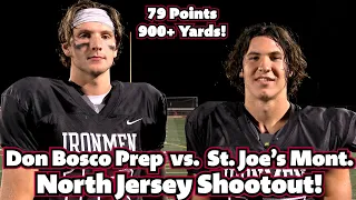 Don Bosco Prep 44 St. Joe's (Mont.) 35 | Week 2 Football | Wild Shootout in Ramsey!