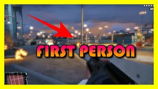 GTA 5  First person gameplay driving