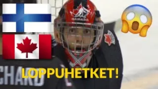 Loppuhetket Suomi - Kanada u20 MM Puolivälieräottelusta 2019