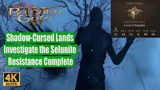 Baldur's Gate 3 Walkthrough Shadow Cursed Lands Investigate the Selunite Resistance Complete