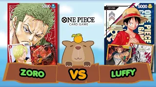 RED DECK SHOWDOWN VS JAPANESE PRO! ZORO VS LUFFY • OPCG Gameplay [OP01]