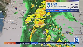 Tropical Storm Hilary makes landfall in Southern California