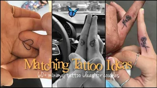 60+ Matching Tattoo Ideas for couples | Best Minimal Tattoo Designs