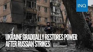 Ukraine gradually restores power after Russian strikes