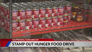 Saturday is the 32nd Stamp Out Hunger Food Drive