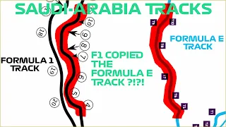 F1's NEW JEDDAH TRACK IS JUST LIKE THE FORMULA E TRACK ?!?! | 1 vs. FORMULA E TRACK in SAUDI ARABIA