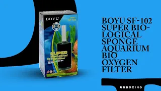 Boyu SF-102 Super Biological Sponge Aquarium Bio Oxygen Filter