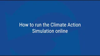 Tutorial: Running the Climate Action Simulation Online