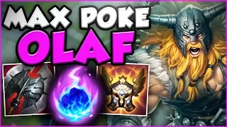 NEW MAX POKE OLAF IS ACTUALLY RIDICULOUS! NEW OLAF TOP SEASON 8 GAMEPLAY! - League of Legends