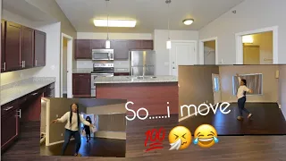 Empty apartment tour, moving vlog & shopping! Life update part 1