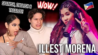 Spanish is WAY too EASY for Filipinos😭 | Latinos react to Filipina rapping in SPANISH