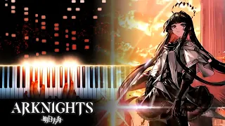 Arknights OST - Zwillingstürme im Herbst Boss Battle Theme (Piano)