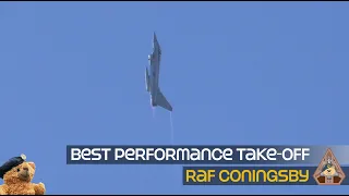 The Best Typhoon Performance Take-off You'll Ever See! Vertical Climb at RAF Coningsby 21.02.23